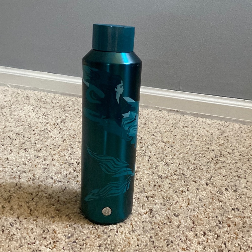Starbucks 20 fl oz metal Mermaid tumbler with lid